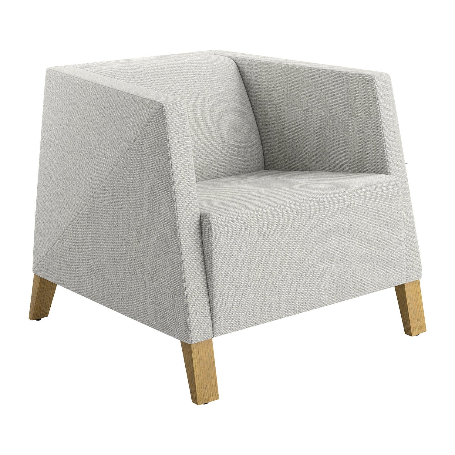 Caid Lounge Chair Wood Leg