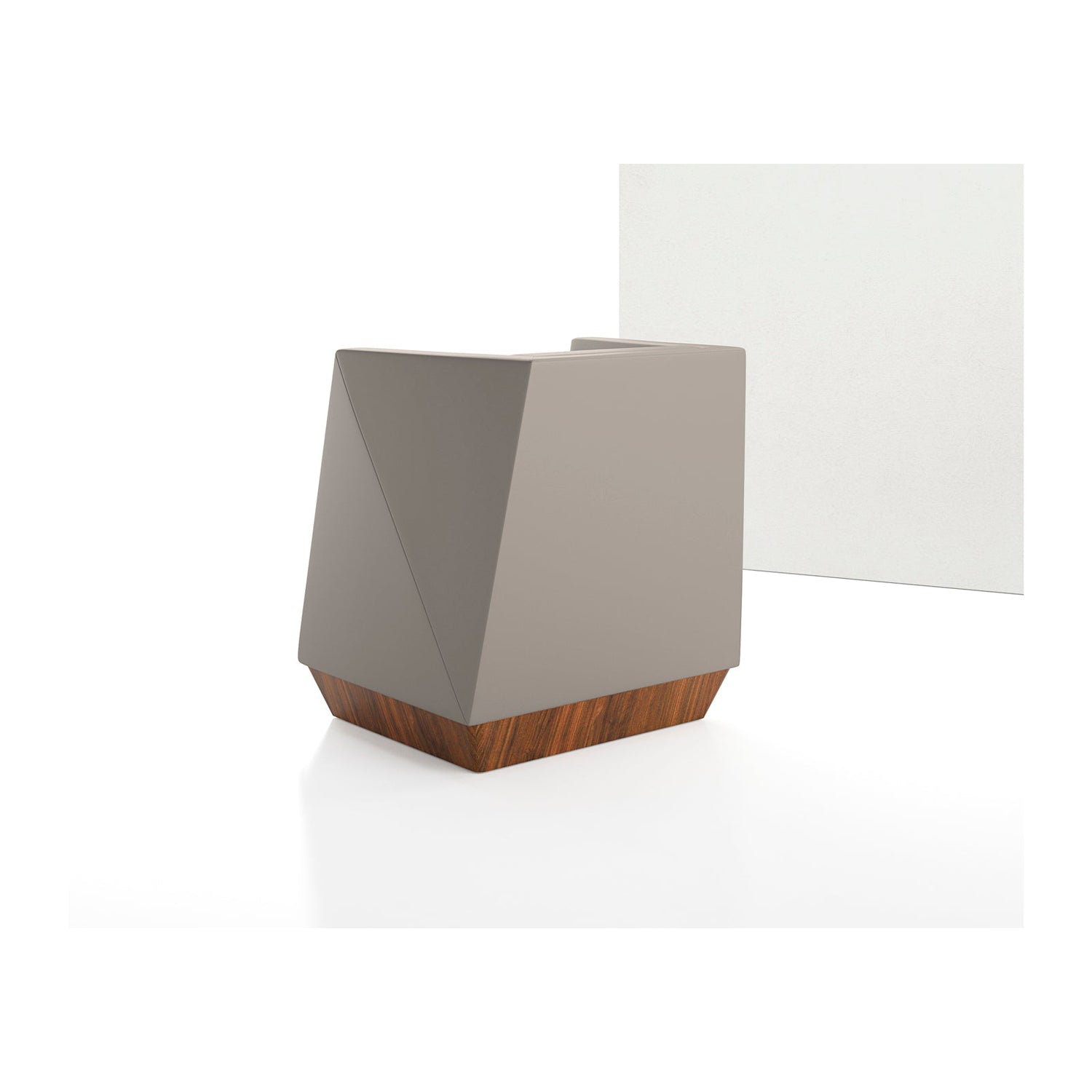 Caid Mid Back Lounge Chair Plinth Base