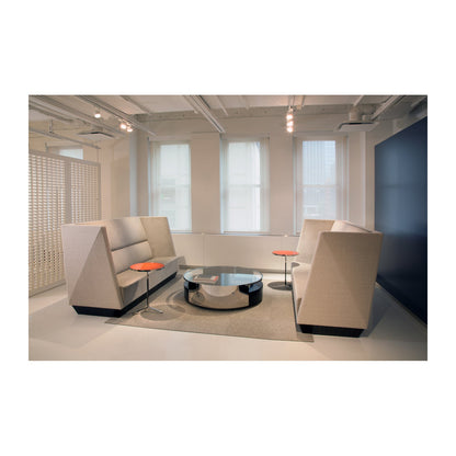 Caid High Back Sofa Wood Legs