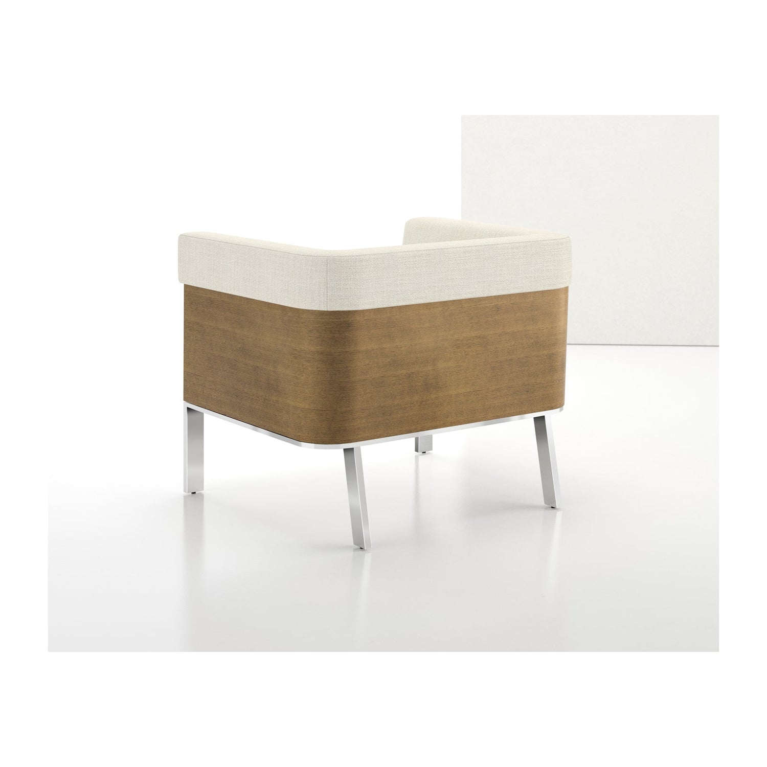 Ava Lounge Chair Wood Back