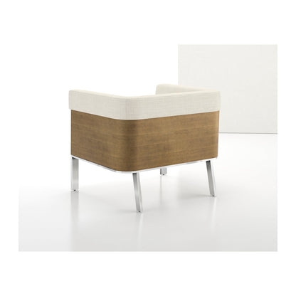 Ava Lounge Chair Wood Back