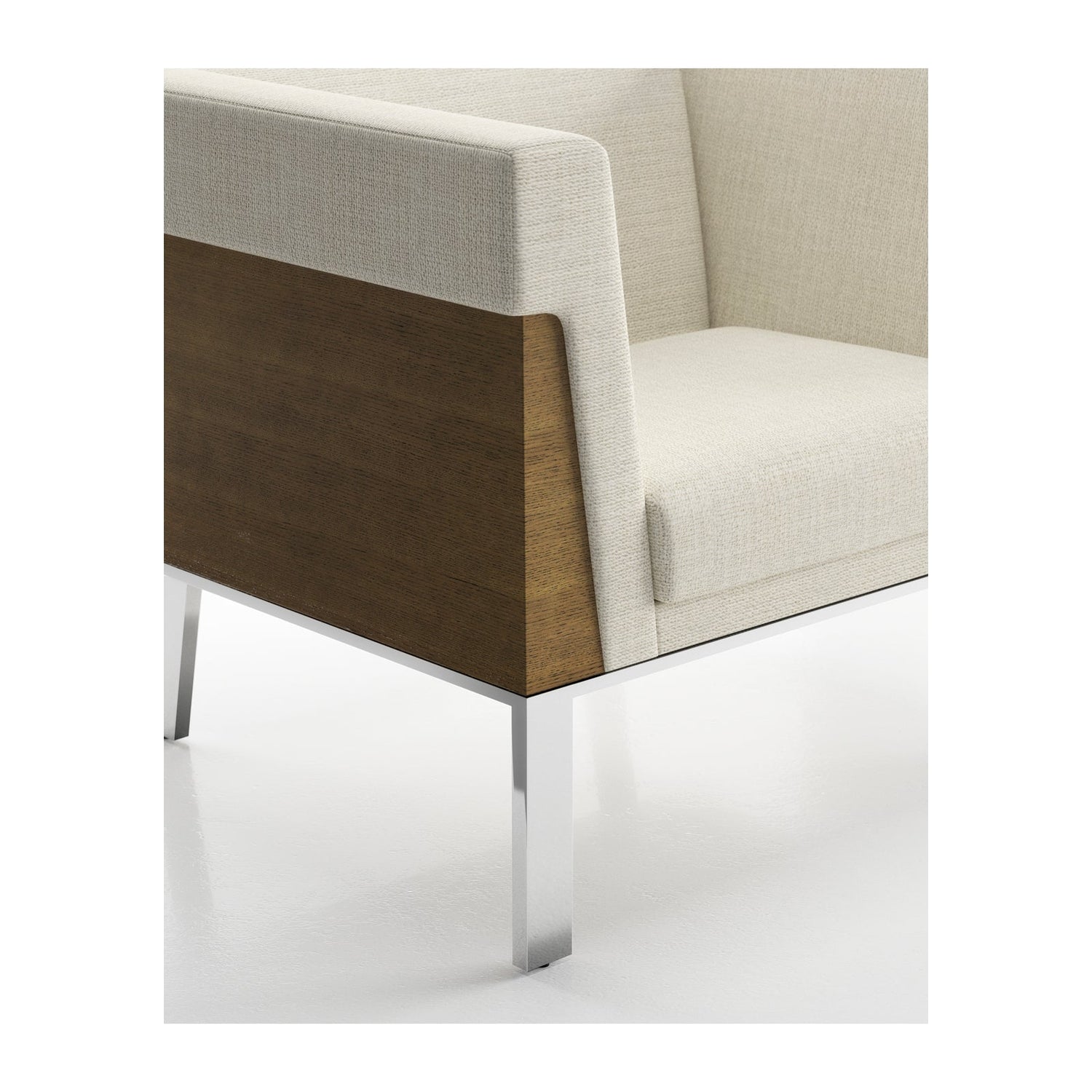 Ava high back sofa wood back