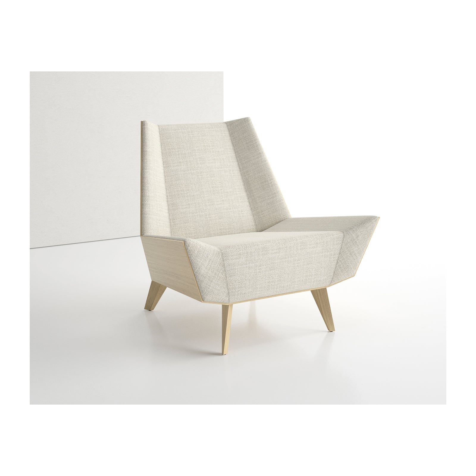 Avant Lounge Chair Wood Back