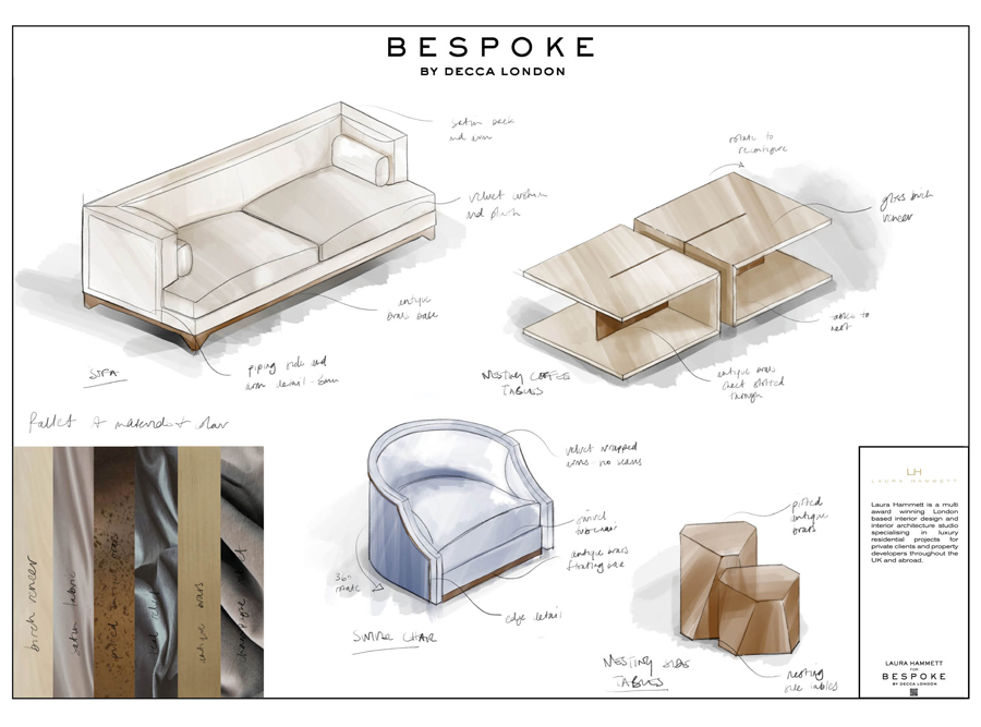 Laura Hammett for Bespoke by Decca London // Bespoke furniture competition as part of Focus/16 and London Design Festival 2016