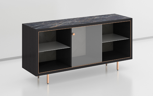 Sideboard designed by Landmass London for Bespoke by Decca London // Bespoke furniture competition as part of Focus/16 and London Design Festival 2016