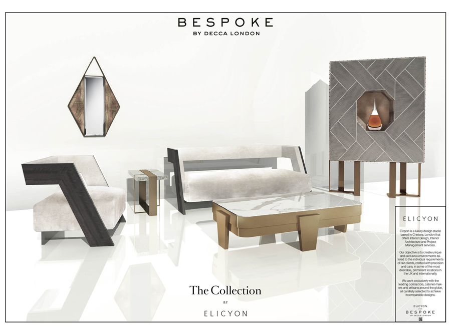 Elicyon for Bespoke By Decca London // Bespoke furniture collection
