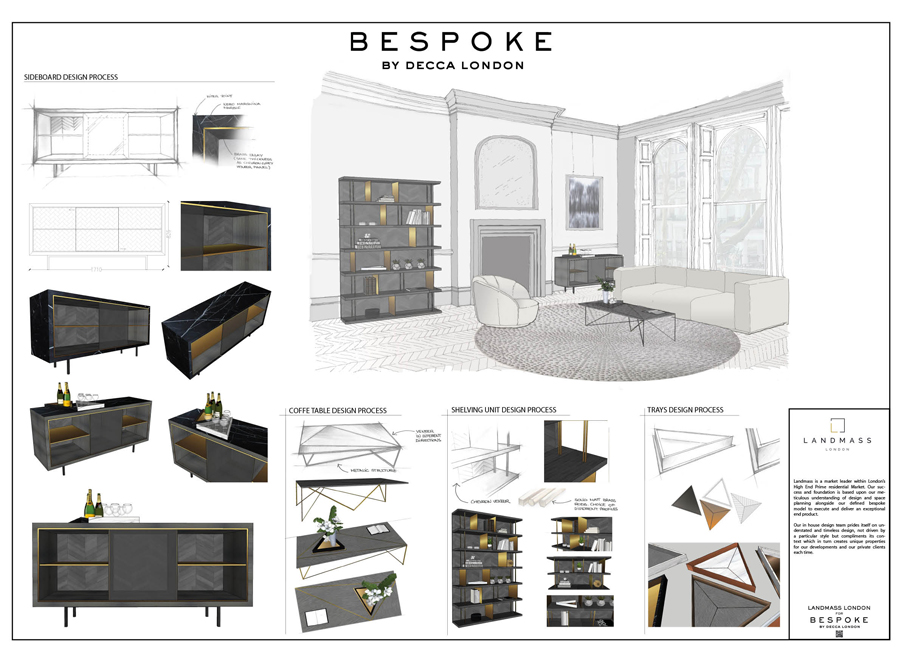 Landmass London for Bespoke by Decca London // Bespoke furniture competition as part of Focus/16 and London Design Festival 2016