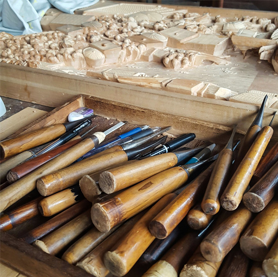 Decca Europe Hand Carving Craftsmanship