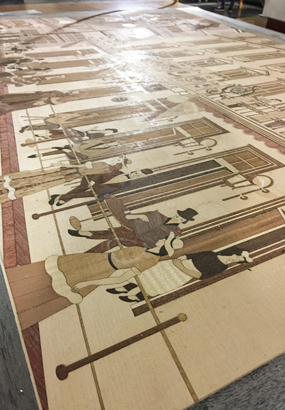 Decca Europe Marquetry Craftsmanship