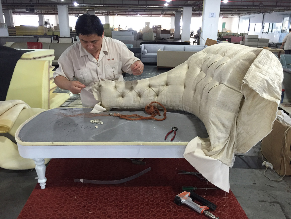 Decca Europe Upholstery Craftsmanship