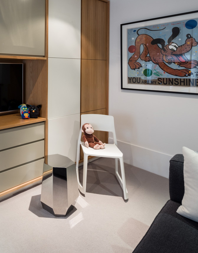 Decca London-residential projects-Michael Veal-playroom-teenage kids room-bespoke by decca