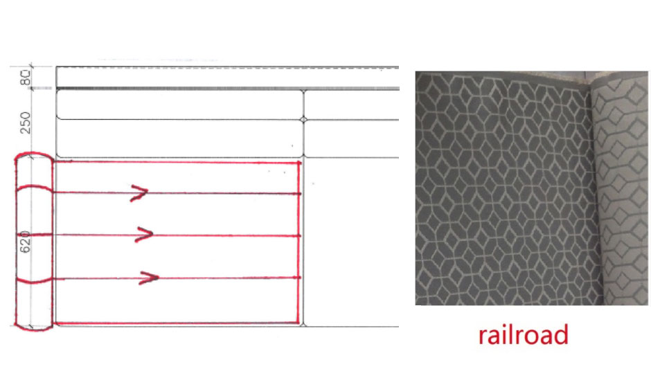 Luxury fabric direction - Railroad