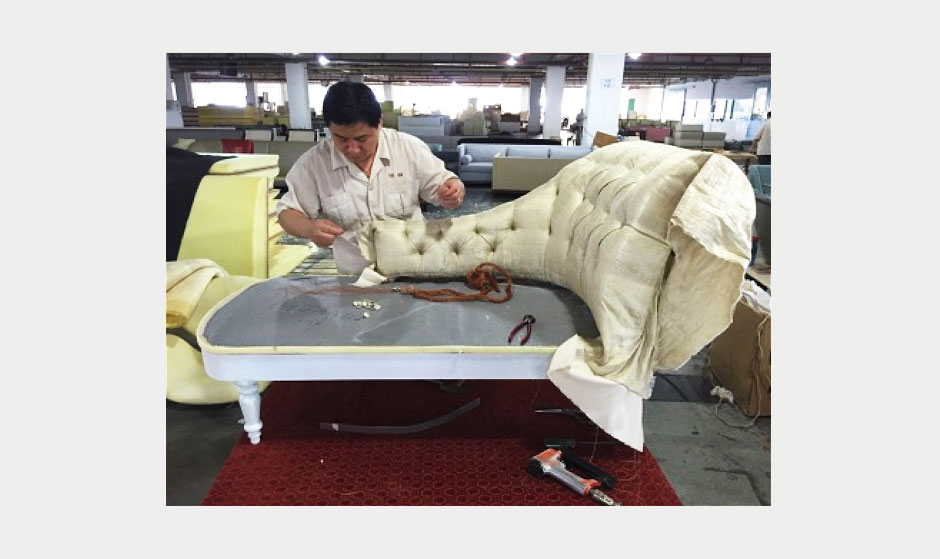 Decca Factory on luxury upholstery