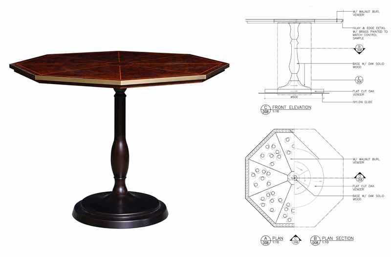 Lanesborough-club-spa-restaurant-decca-london-hexaginal-coffee-table