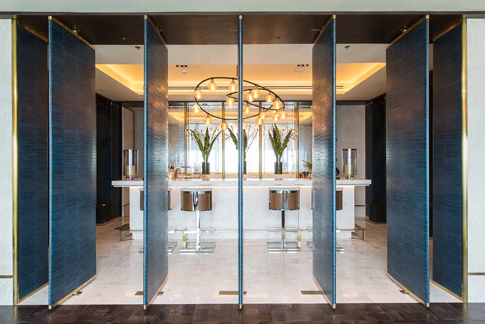 Ritz Carlton Residences MahaNakhon bespoke barstools 2