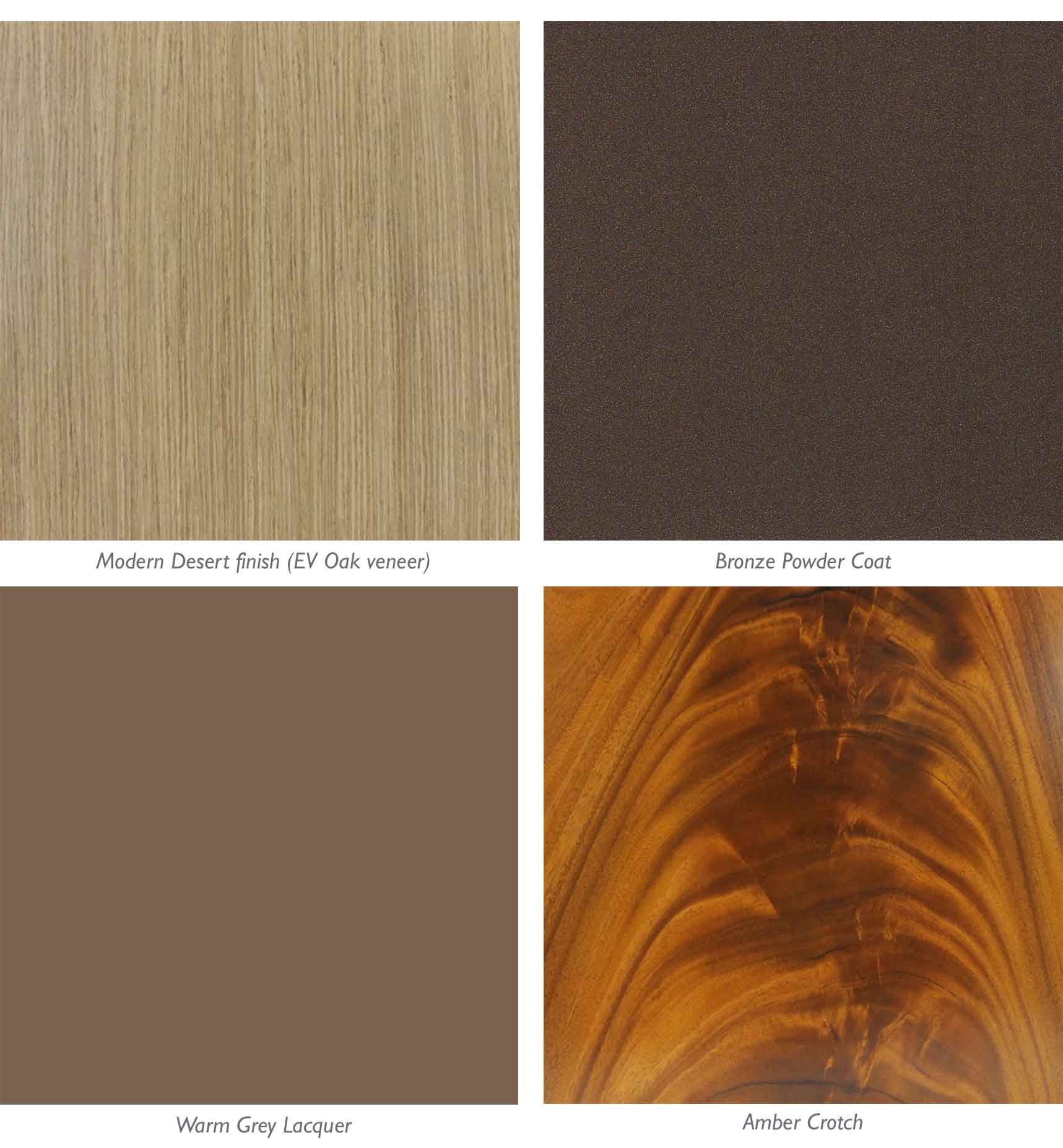 Domicile Collection by Bolier - Modern Desert finish palette