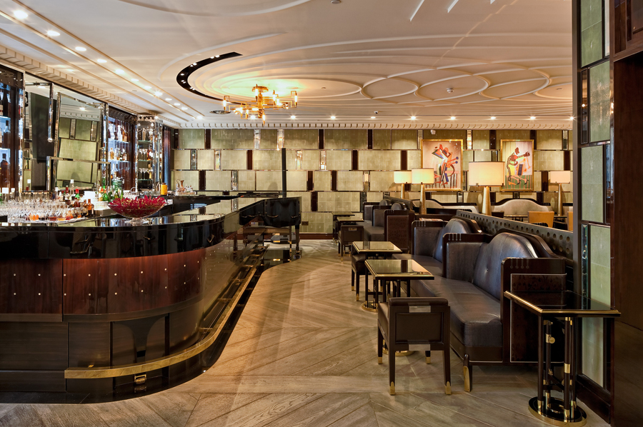 Bassoon Bar at Corinthia Hotel London // Designed by David Collins Studio, produced by Decca London