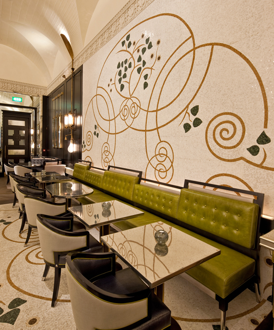 Massimo Restaurant // Corinthia Hotel London // Designed by David Collins Studio, produced by Decca London