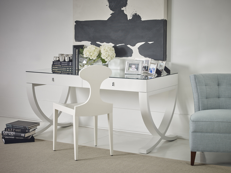 Rosenau Desk & Chair in Fabre finish by Bolier for Decca Home