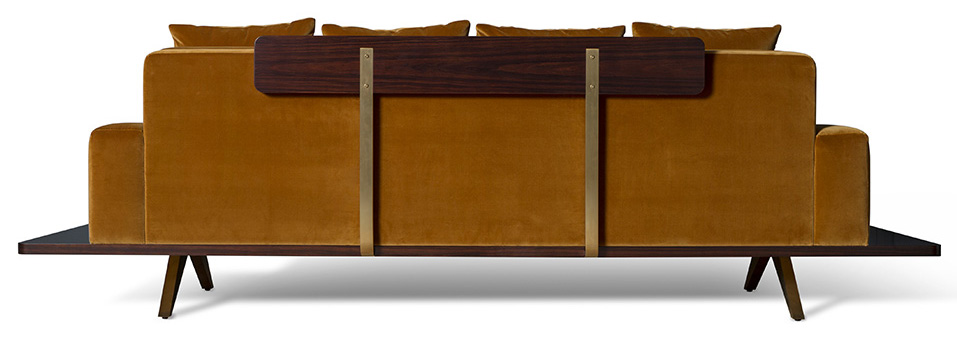 BF-12003RS Amber (veneered back)_The London Collection_earthy yellow furniture