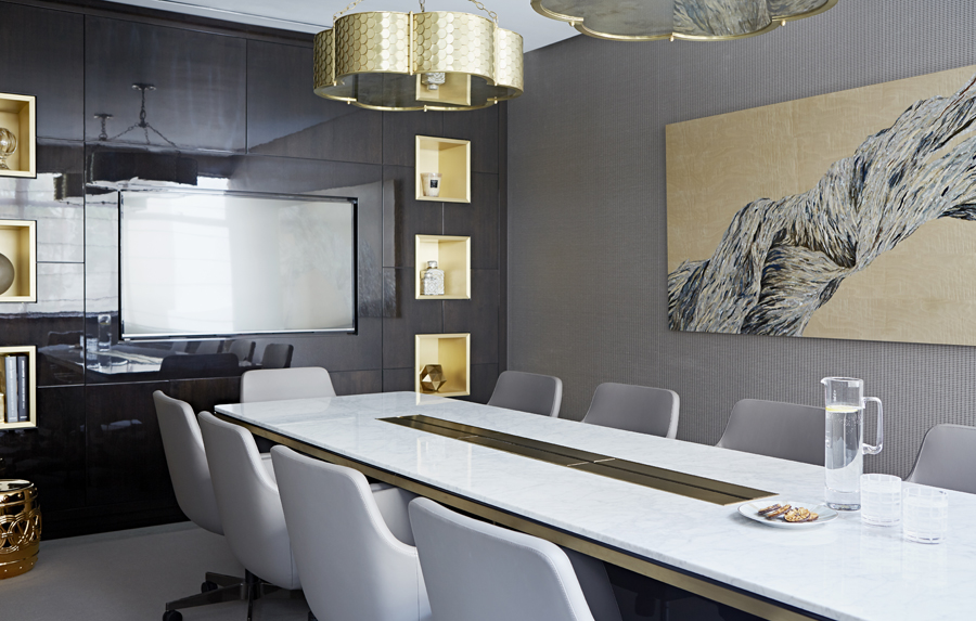 Cheval Place Taylor Howes office-conference table by Decca London