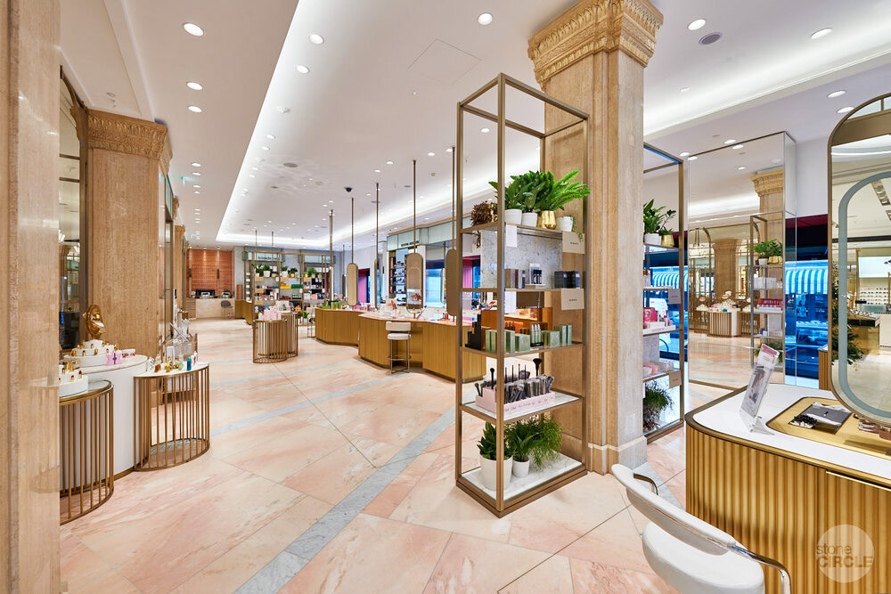 GA Group Harrods Beauty Hall in London