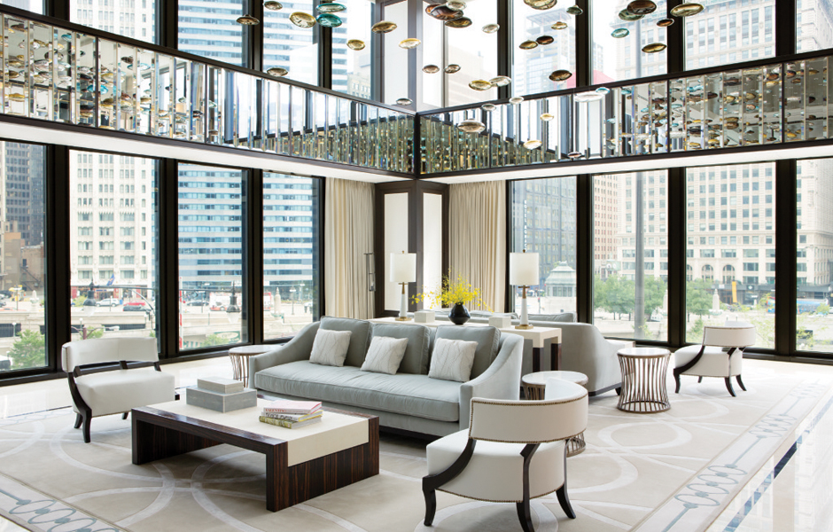 The Langham Chicago_lobby_Richmond Design_furniture made by Decca