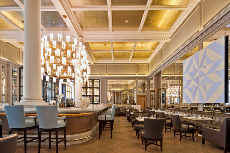 Decca London-Corinthia hotel-northall restaurant-ga design-luxury restaurant-bar and dining area