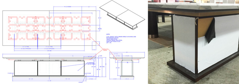 One Kensington Gardens Spa // Bespoke furniture for hospitality projects by Decca London