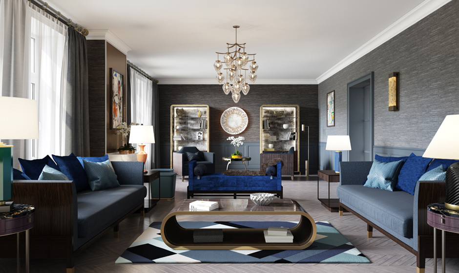 Custom Decca Gartner Lewin Room Set Render