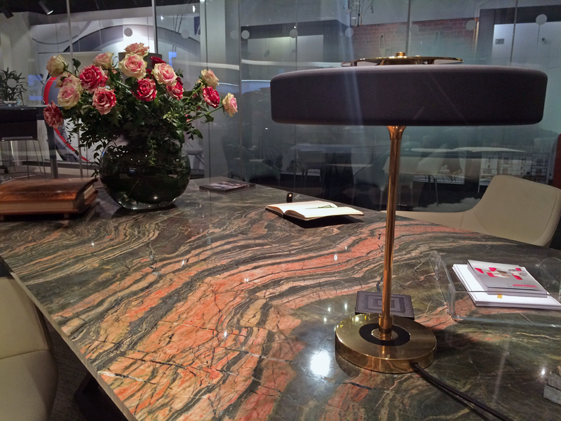 Decca London // Bespoke Marble Topped Desk // Marble Desk // Luxury Executive Office London