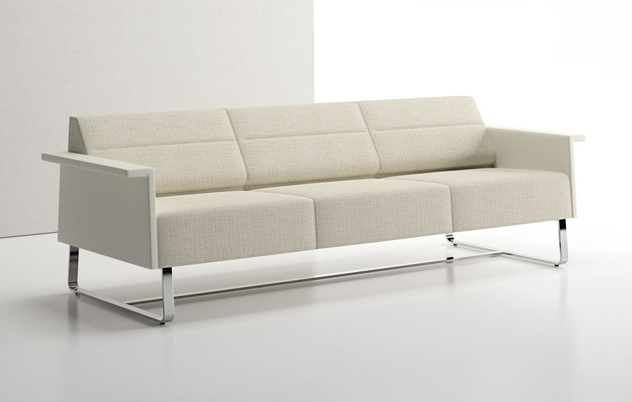 FT TS505 - Float sofa with upholstered arms
